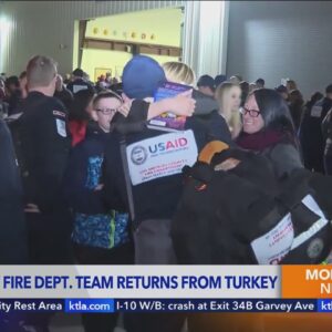 L.A. County search and rescue team returns from Turkey quake deployment