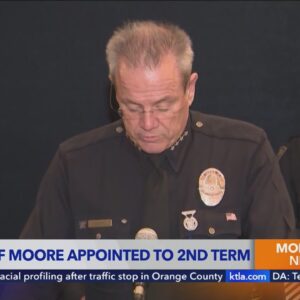 LAPD Chief Michel Moore reappointed to second term