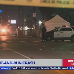 Man killed in hit-and-run crash in Los Angeles
