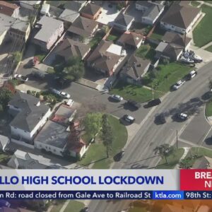 Montebello High School placed on lockdown due to police activity
