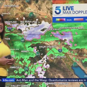 Incoming storm brings frigid temps, turbulent winds to Southern California