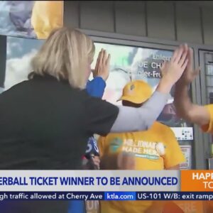 Powerball ticket winner to be announced