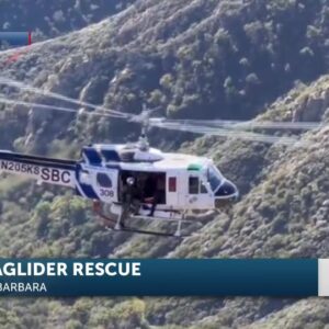 SBC Fire rescues paraglider off Gibraltar Road