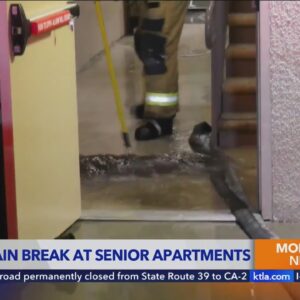 Senior apartment complex in San Fernando Valley floods