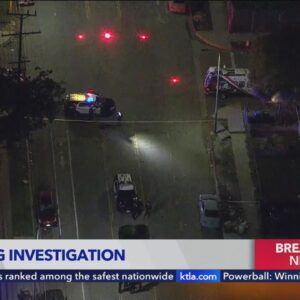 Shooting investigation underway in South Los Angeles