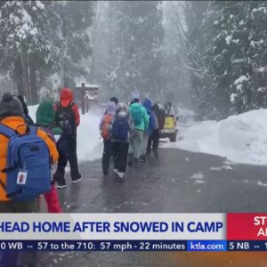 Students snowed-in at sleepaway camp finally evacuated