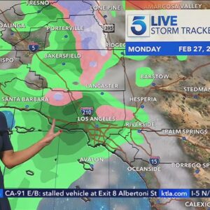 Sunday forecast: one storm moves out, another on the way