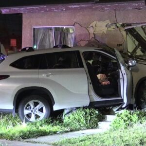 SUV crashes into home in East L.A.