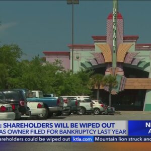 Theater chain says shareholders could be wiped out
