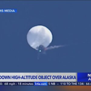 U.S. military shoots down another ‘high-altitude object’ over Alaska