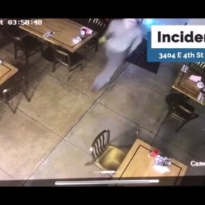 Video captures Long Beach burglary suspect