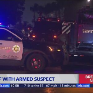 Standoff with man accused of shooting at deputies in San Gabriel Valley continues over 24 hours