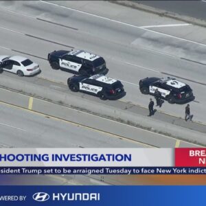 10 Freeway shut down in East L.A. after chase, police shooting