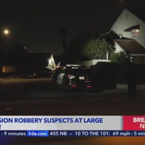 2 at large after home invasion in Westminster