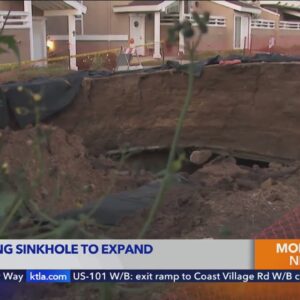 La Habra condo residents battle city over 2 sinkholes in their front yards