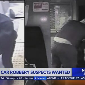 Armored car robbery suspects wanted by FBI