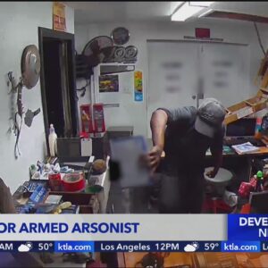 Authorities searching for armed arsonist in Orange County