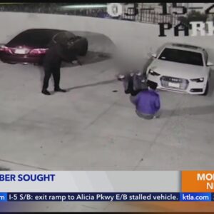 Couple ambushed by armed robber in Koreatown