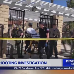 2 detained in fatal double shooting at apartment complex pool in Newhall
