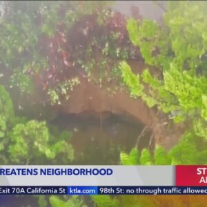 Erosion threatens neighborhood