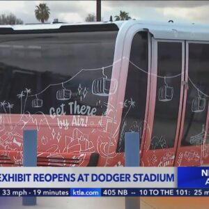 Gondola exhibit reopens at Dodger Stadium