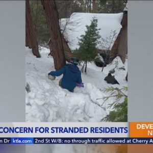 Growing concern for stranded residents