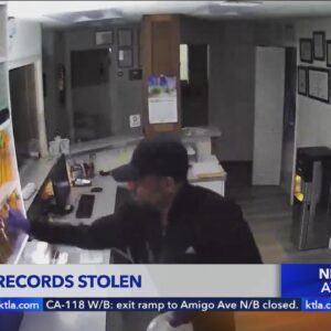 Video captures thief stealing hundreds of medical records in Sherman Oaks dental office