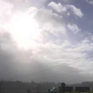 Heavy rain, high winds, lightning and thunder, even sunny, blue skies creating mixed bag of ...