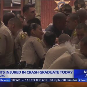 Recruits graduate training academy months after wrong-way crash in Whittier