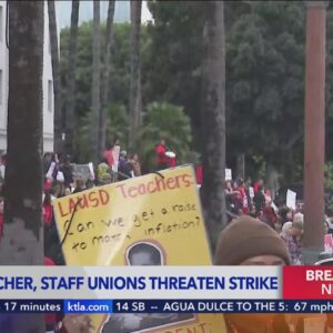 LAUSD unions threaten strike