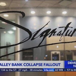 Locals check on their money with collapse of Silicon Valley Bank