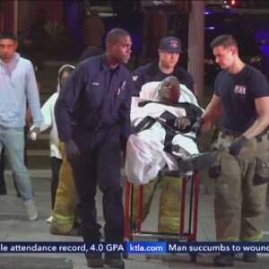 Man hospitalized in apparent stabbing attack in Westlake