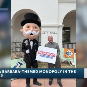 Mr. Monopoly meets the mayor in Tuesday visit to Santa Barbara