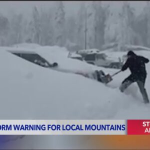 Emergency response for snowed-in San Bernardino mountain residents continues
