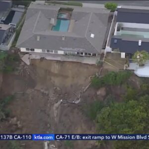 Newport Beach home teetering on the edge after cliffside collapse