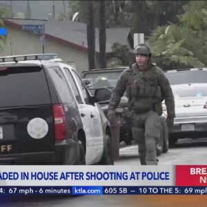 Standoff continues with man accused of shooting at deputies in San Gabriel Valley