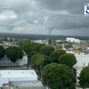 Possible tornado touches down east of downtown Los Angeles (viewer video)