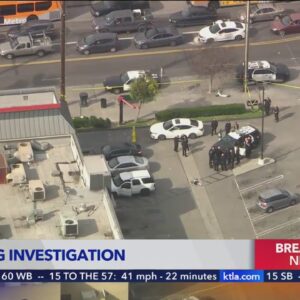 Police investigate shooting at South L.A. Burger King