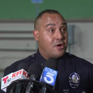 Police update public on east L.A. shooting that wounded 3 officers