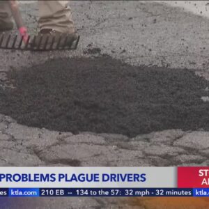 Potholes causing problems for drivers across Southern California
