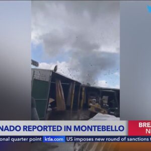 Rare tornado reported in Montebello