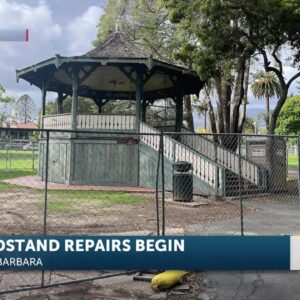 Restoration of Alameda Park Bandstand begins