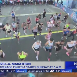 Runners to take over local streets for Los Angeles Marathon weekend