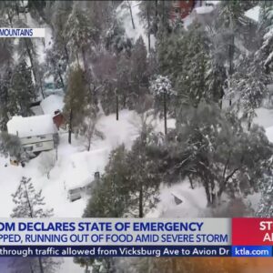 Newsom declares state of emergency for mountain communities in San Bernardino County