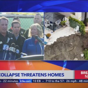 San Clemente home collapse press conference