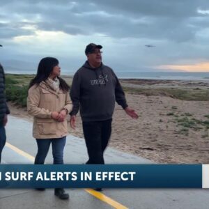 Santa Barbara community react to high surf alerts in effect