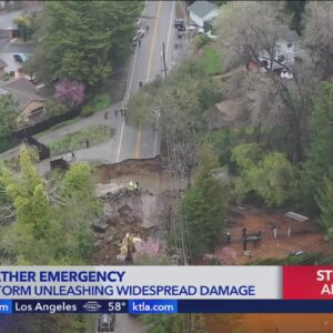 Severe weather causing widespread damage across California