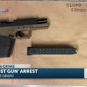 SLO Police arrest one for concealed ghost gun