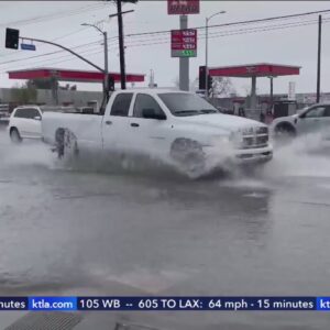 Southern California soaked by continuous winter storm