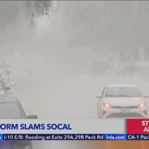 Spring storms slams Southern California